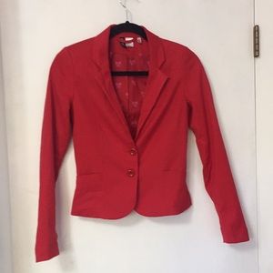 Divided by H&M Red Blazer US 2